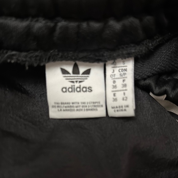 Adidas Black Mini Skirt with White Stripes - Picture 3 of 5